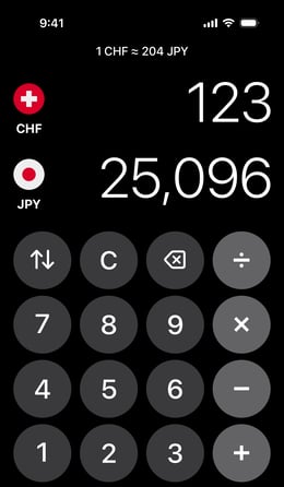 Pohľad na kalkulačku