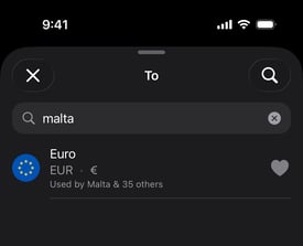 Pohľad na vyhľadávanie podľa krajiny
