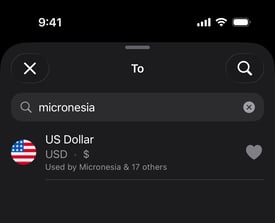 Pohľad na vyhľadávanie podľa krajiny