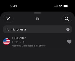 Pohľad na vyhľadávanie podľa krajiny